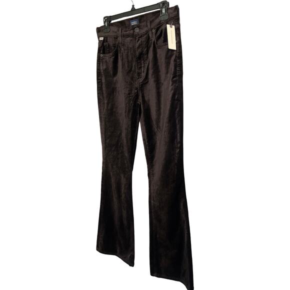 Citizens of Humanity Lilah High Rise Bootcut Velvet Pants Brown Size 27 NWT - Picture 4 of 8